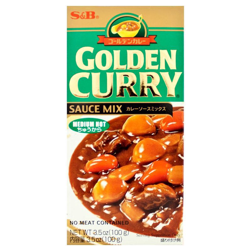 slide 1 of 3, S&B Golden Curry Medium Hot Sauce Mix - 3.5oz, 3.5 oz
