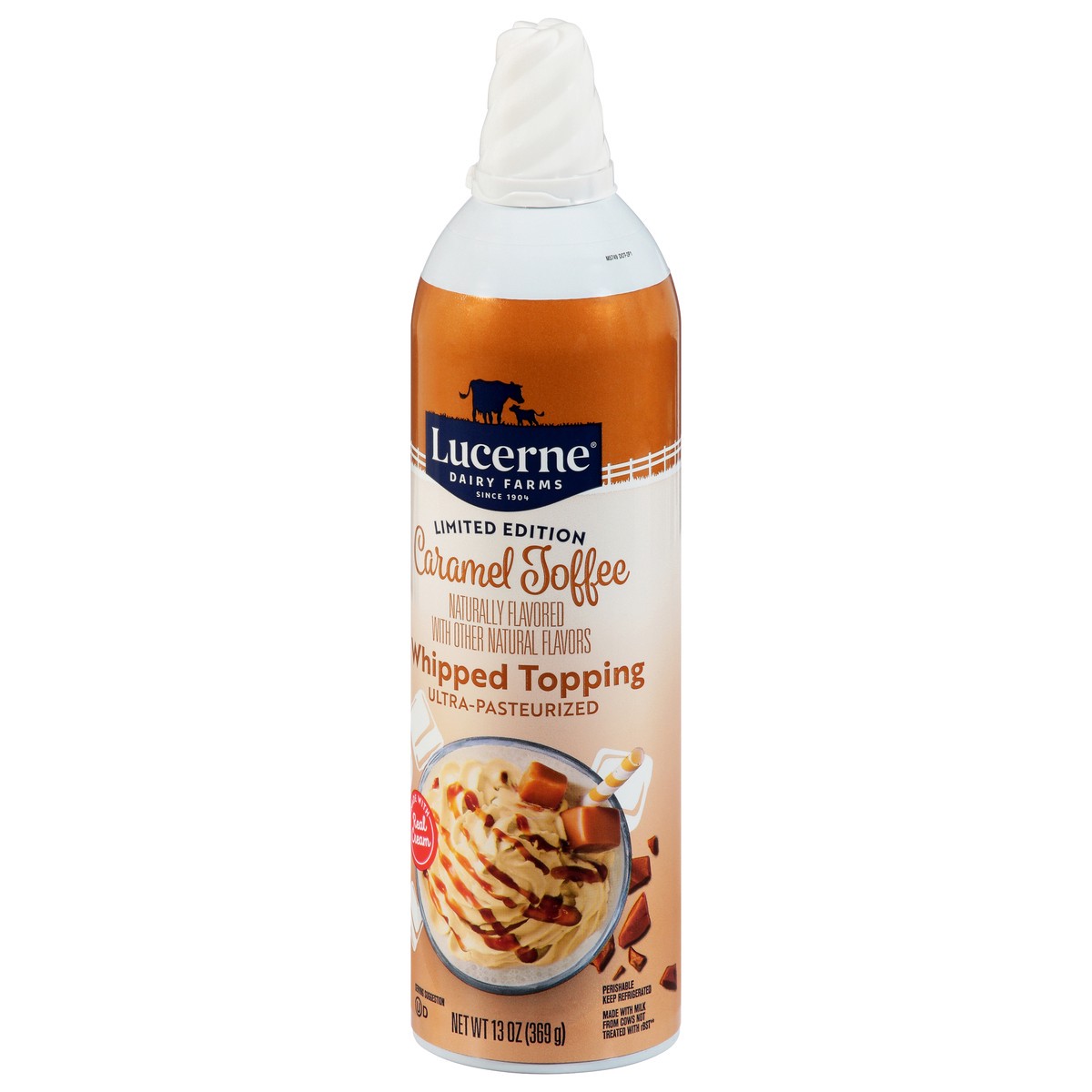 slide 2 of 4, Lucerne Caramel Toffee Whipped Topping 13 Oz - 13 OZ, 13 oz