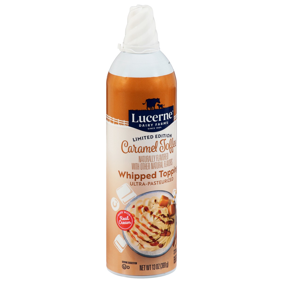 slide 3 of 4, Lucerne Caramel Toffee Whipped Topping 13 Oz - 13 OZ, 13 oz