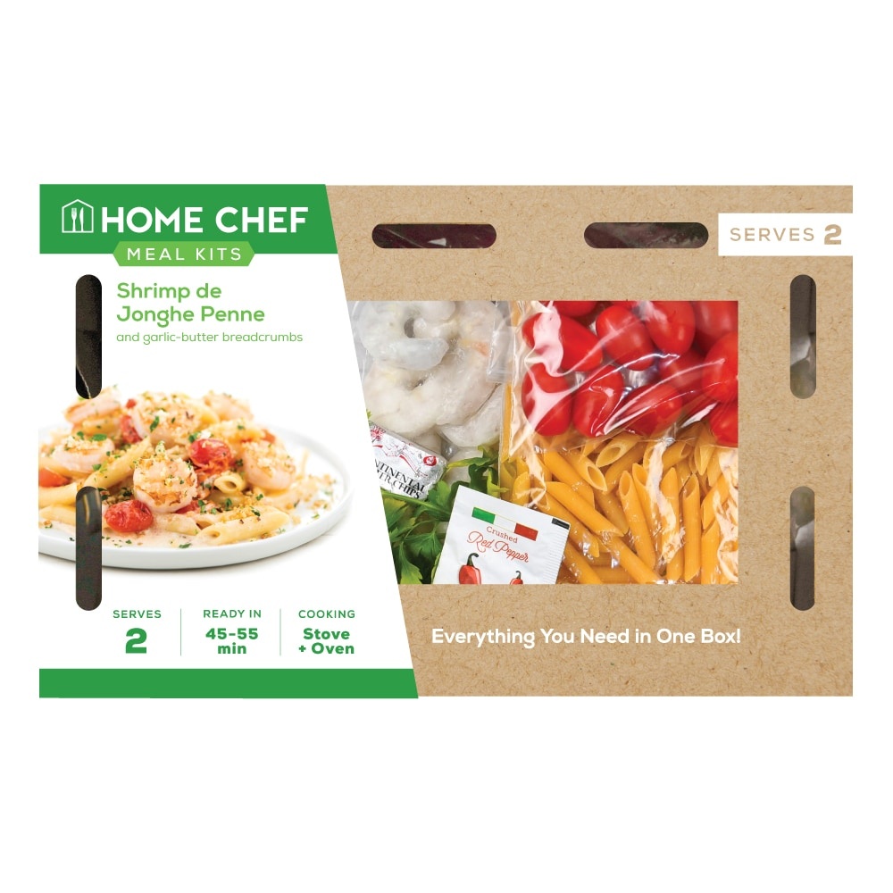 slide 1 of 1, Home Chef Meal Kit Shrimp De Jonghe Penne, 25 oz