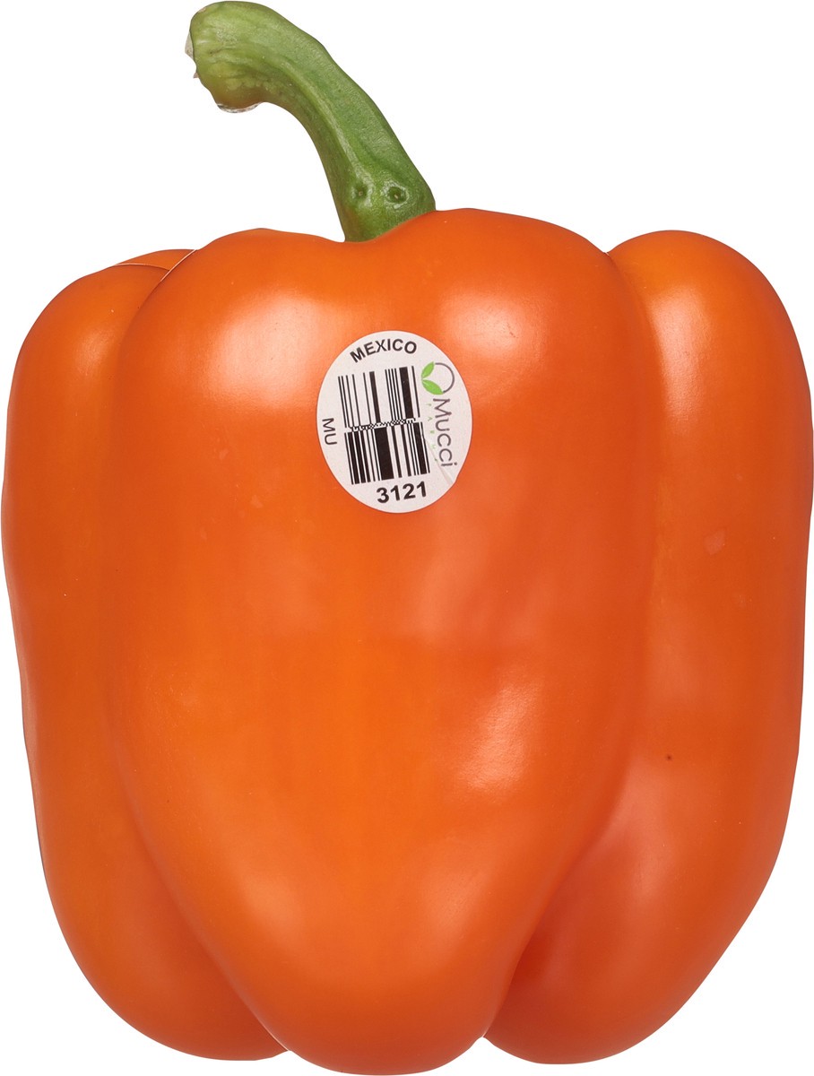 slide 10 of 12, Mucci Farms Orange Bell Pepper XL-L 1 ea, 1 ct