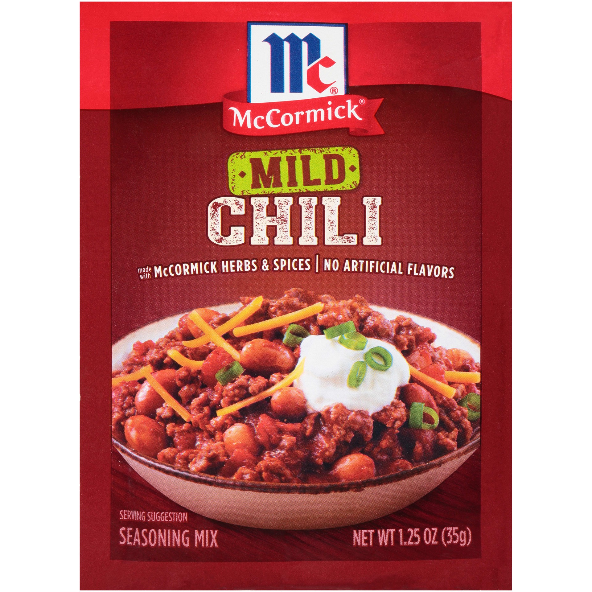 slide 1 of 2, McCormick Mild Chili Seasoning Mix - 1.25oz, 1.25 oz
