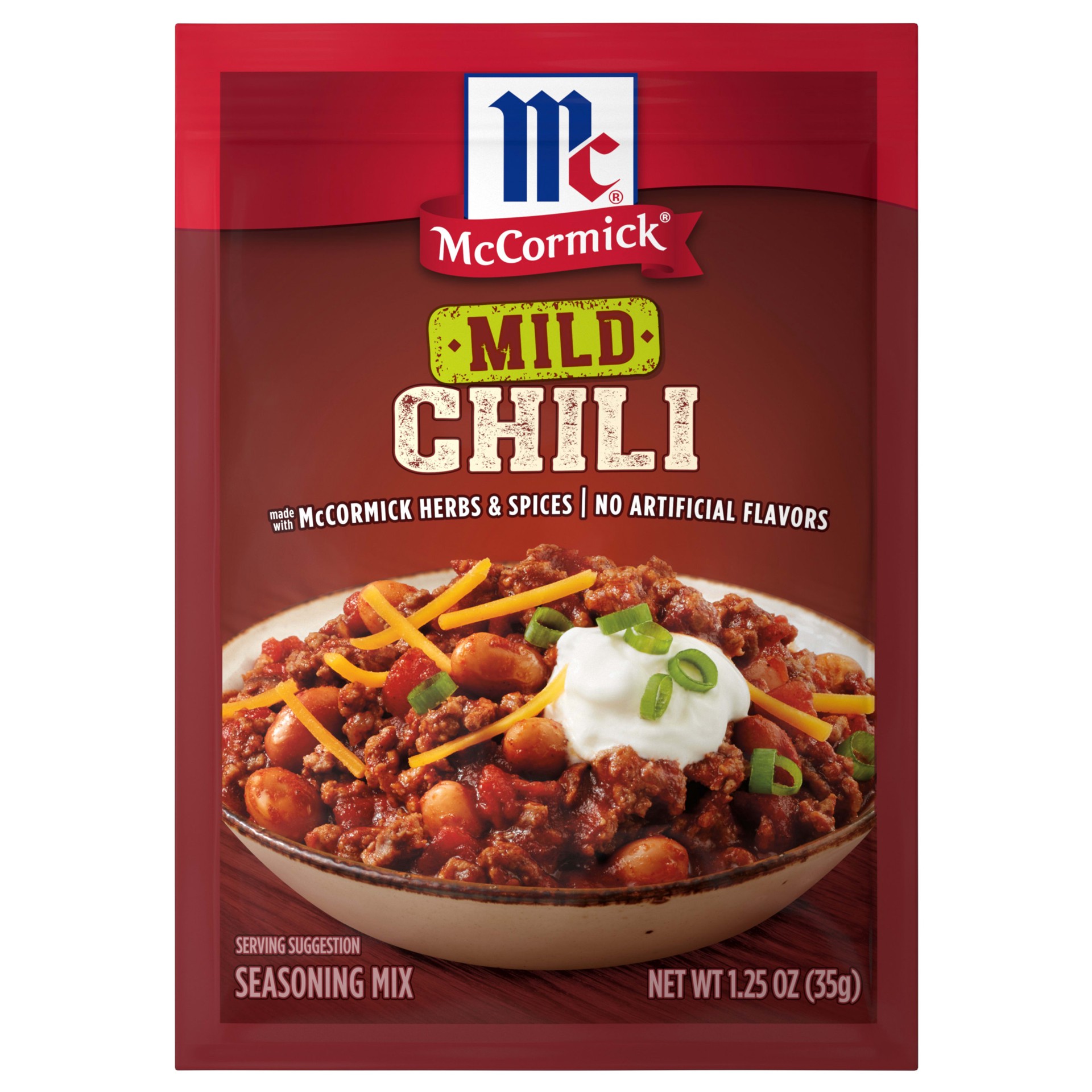 slide 1 of 5, McCormick Chili Seasoning Mix - Mild, 1.25 oz