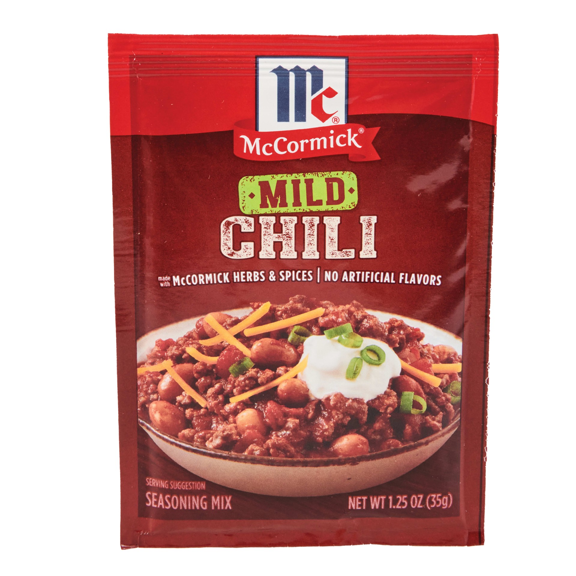 slide 1 of 5, McCormick Chili Seasoning Mix - Mild, 1.25 oz