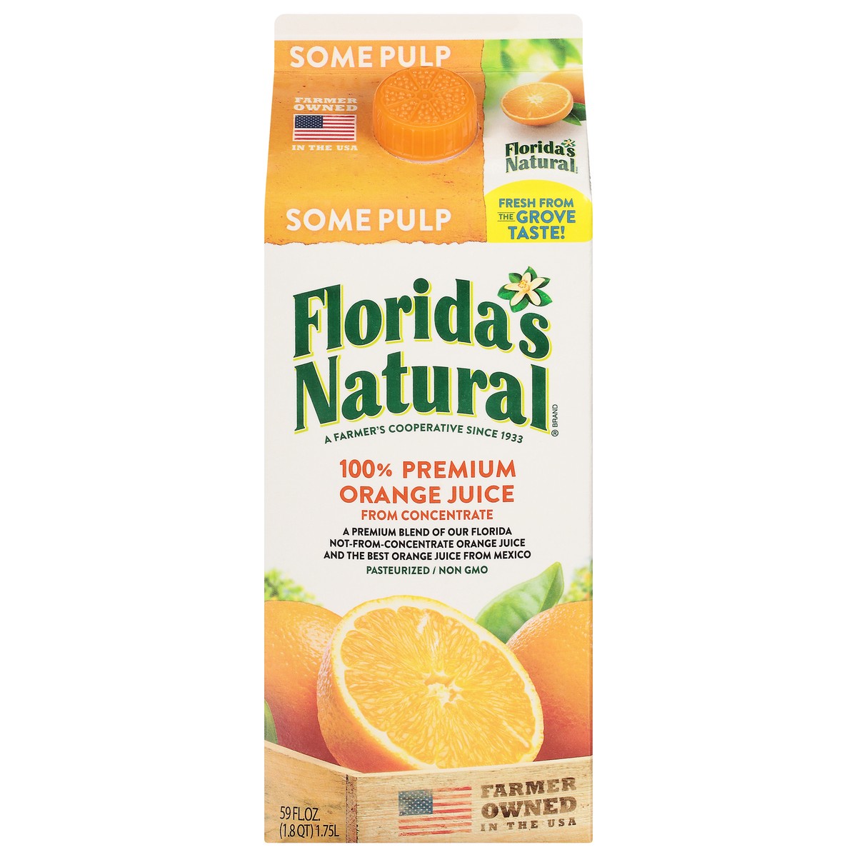 slide 11 of 13, Florida's Natural Some Pulp Premium Orange 100% Juice - 59 fl oz, 59 fl oz