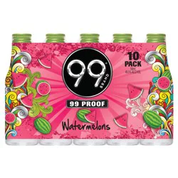 99 Brand Watermelon Liqueur 10 Pack 50ml 99 Proof
