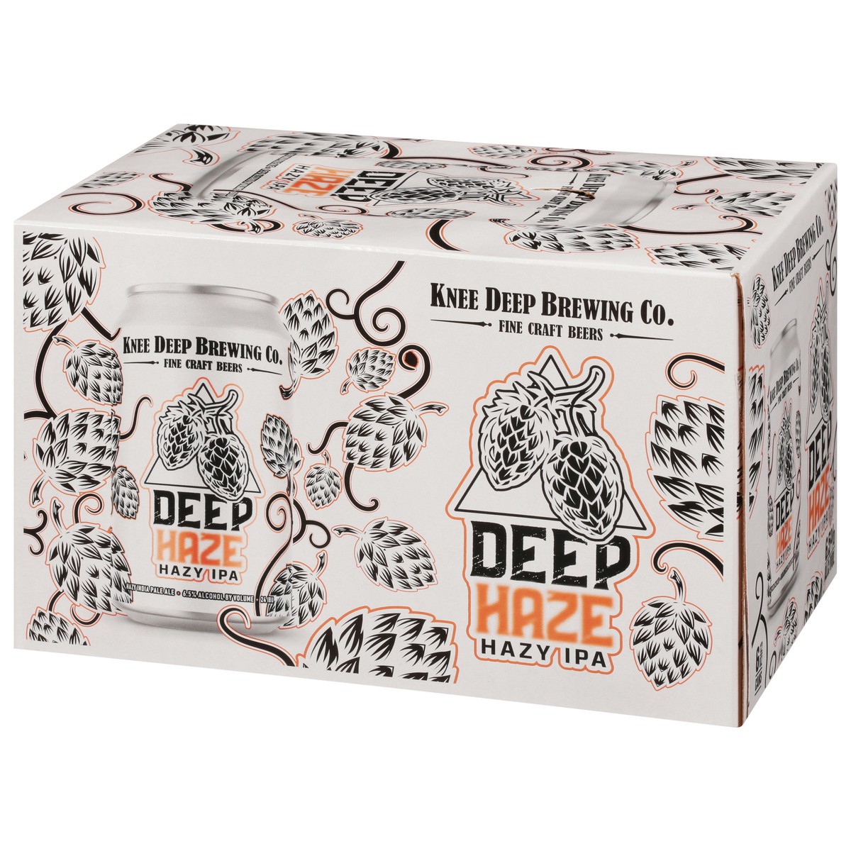 slide 2 of 8, Knee Deep Brewing Co. Beer, Deep Haze Hazy Ipa 6 Pack, 12 oz