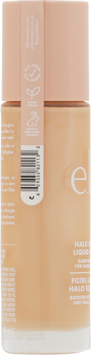 slide 8 of 9, e.l.f. ELF Halo Glow Liquid Filter 1.06FO- 1FAIR, 1 ct