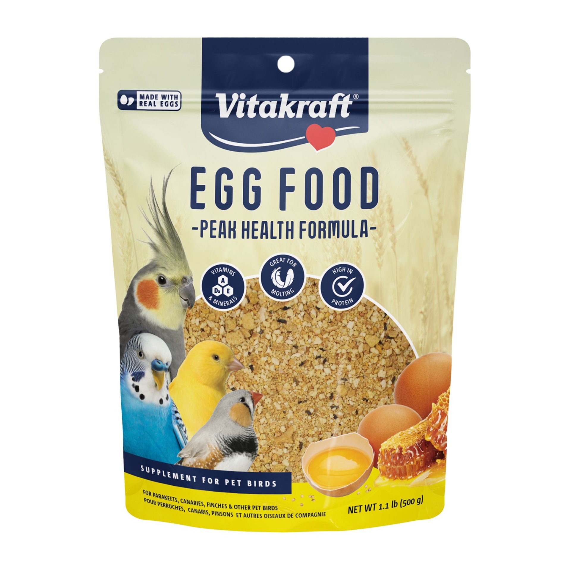 slide 1 of 1, Vitakraft Egg Food Supplement, 1.1 lb