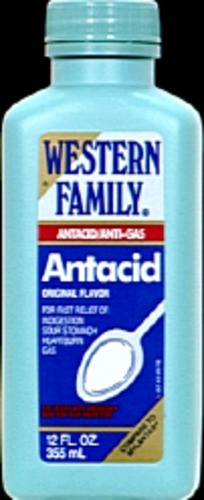 slide 1 of 1, Western Family Antacid Original, 12 oz