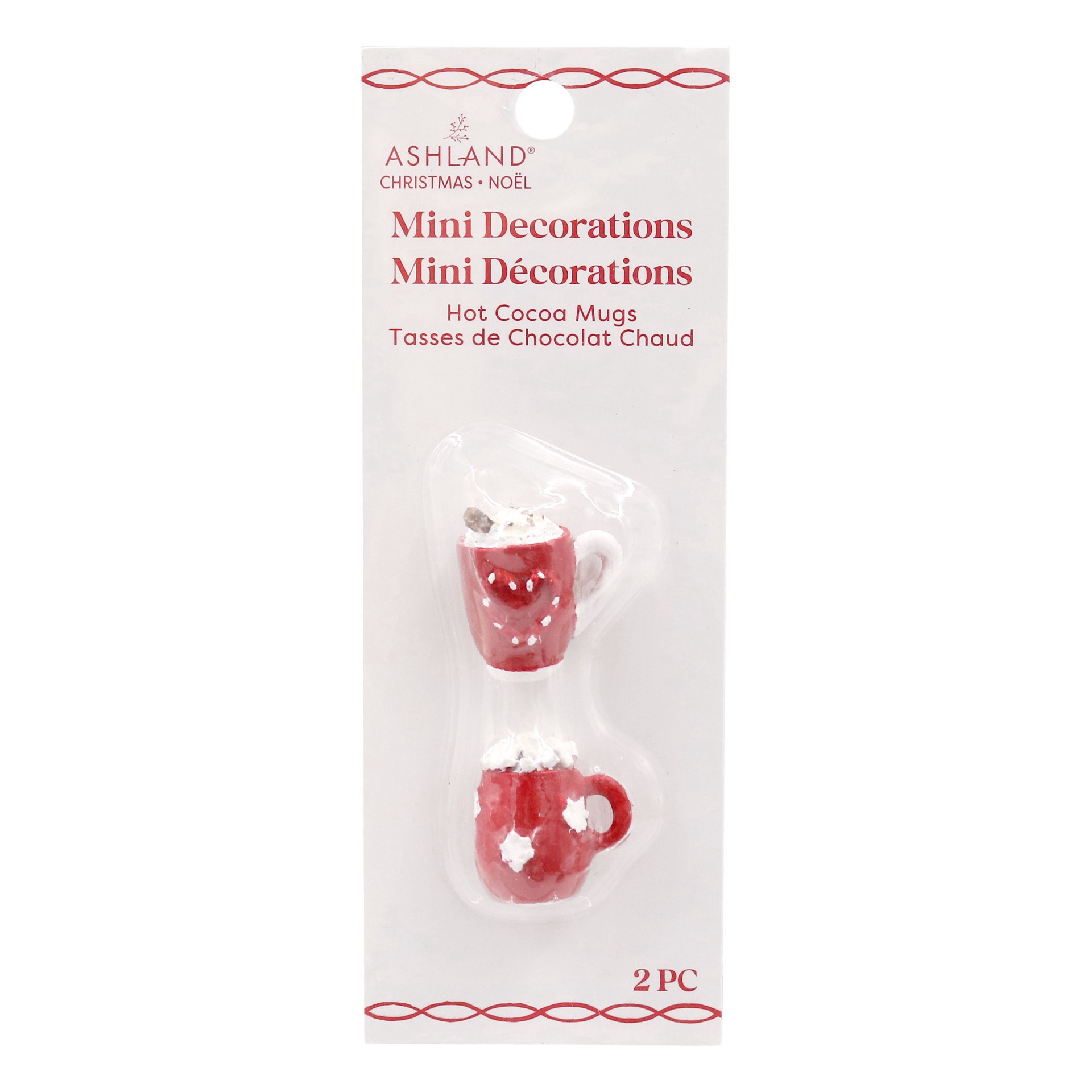 slide 3 of 4, Mini Hot Cocoa Mug Decorations By Ashland, null