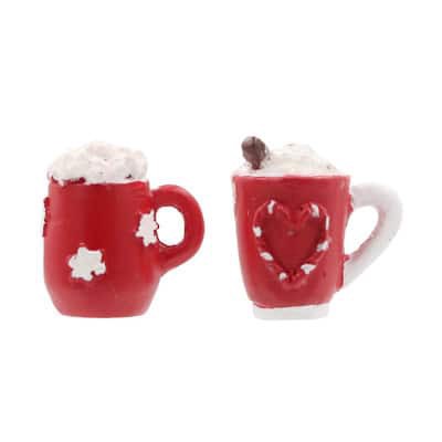 slide 1 of 4, Mini Hot Cocoa Mug Decorations By Ashland, null
