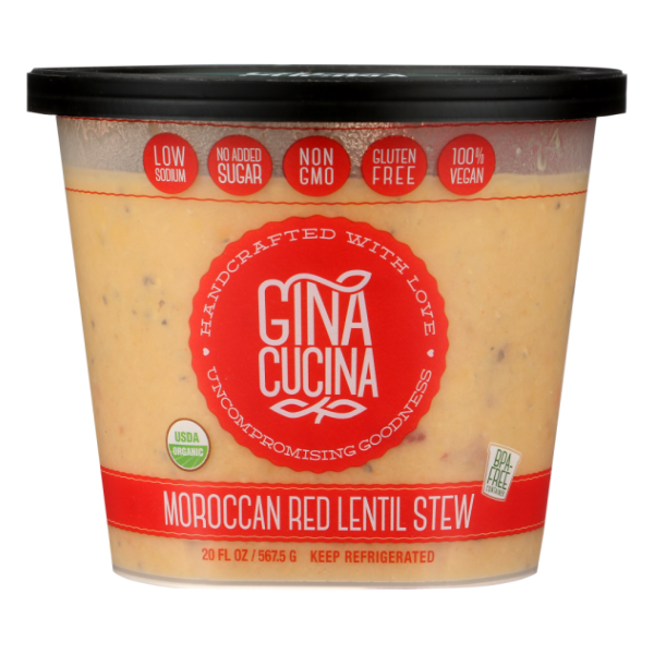 slide 1 of 1, Gina Cucina Soup Moroccan Red Lentil, 20 oz