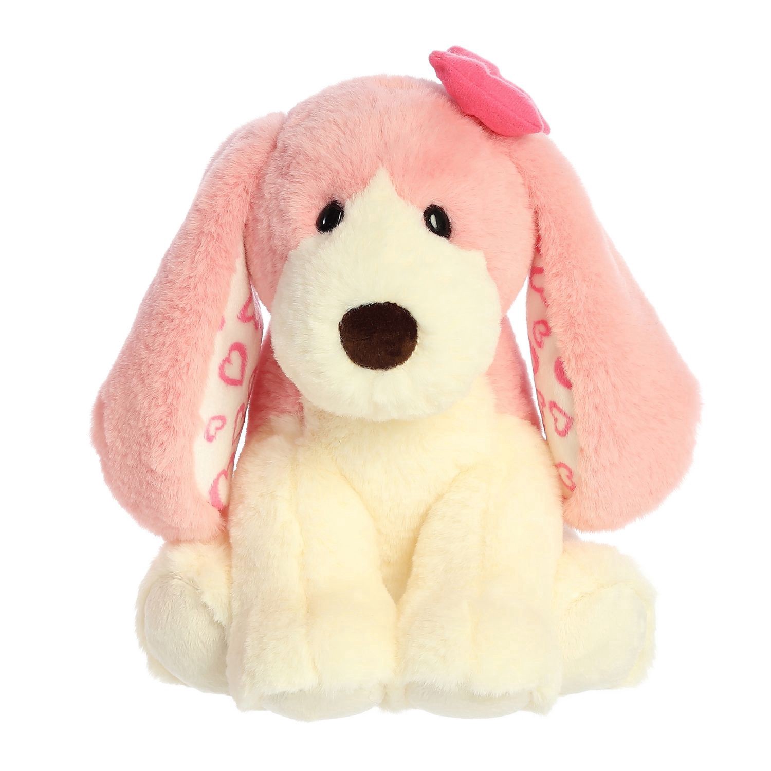 slide 1 of 1, Aurora World Pink Bessie Dog Plush, 10 In, 1 ct