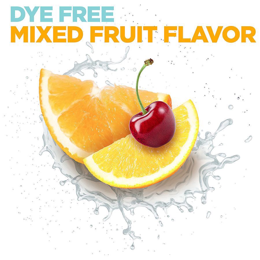 slide 3 of 5, Walgreens Electrolyte Solution, Dye-Free Mixed Fruit, 33.8 oz