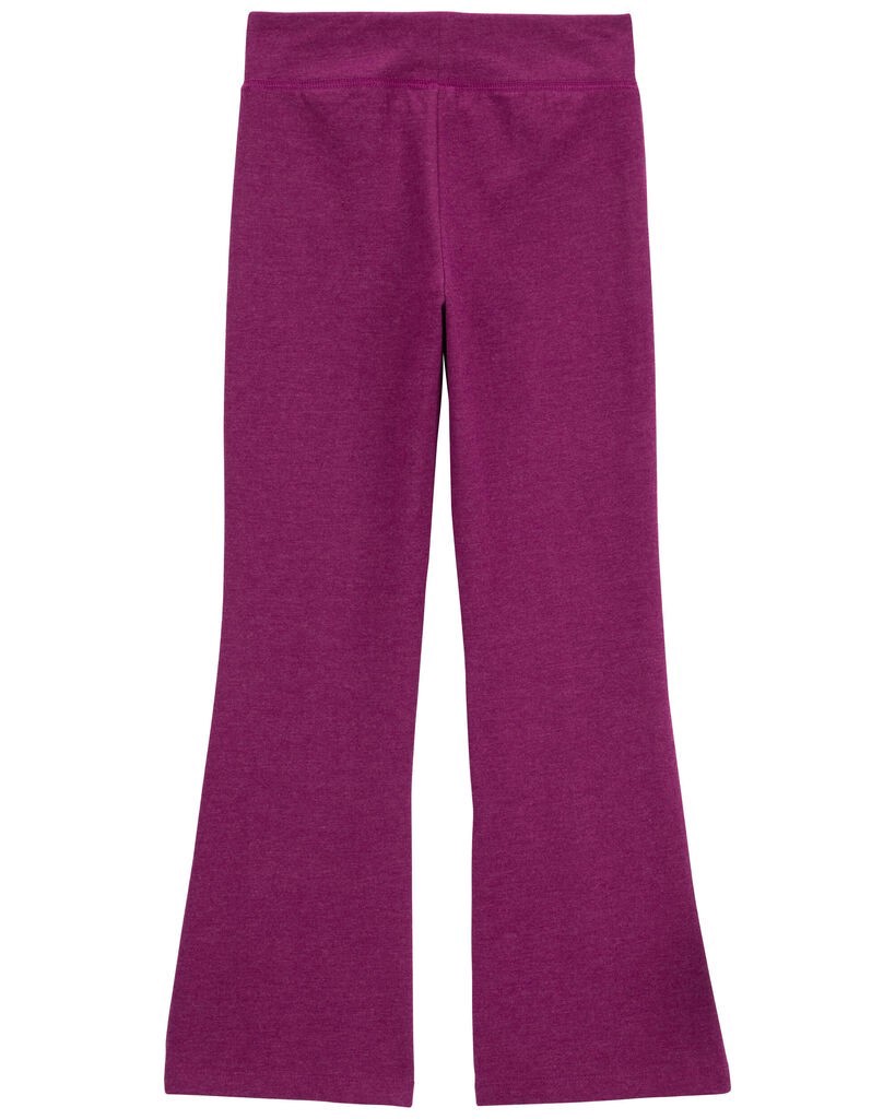 slide 3 of 3, Carter's Kid Split Hem High-Rise Pants - Purple Purple 12, 1 ct
