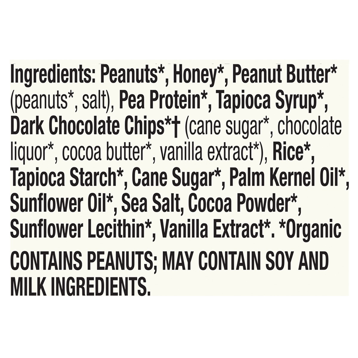 slide 10 of 14, Cascadian Farm Organic Peanut Butter Dark Chocolate Chip Protein Bars, Non-GMO, 5 Bars, 8.85 oz., 5 ct