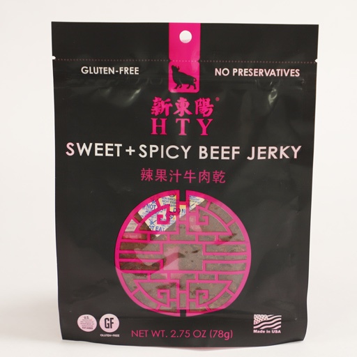 slide 1 of 1, Hsin Tung Yang Sweet & Spicy Beef Jerky, 1 ct