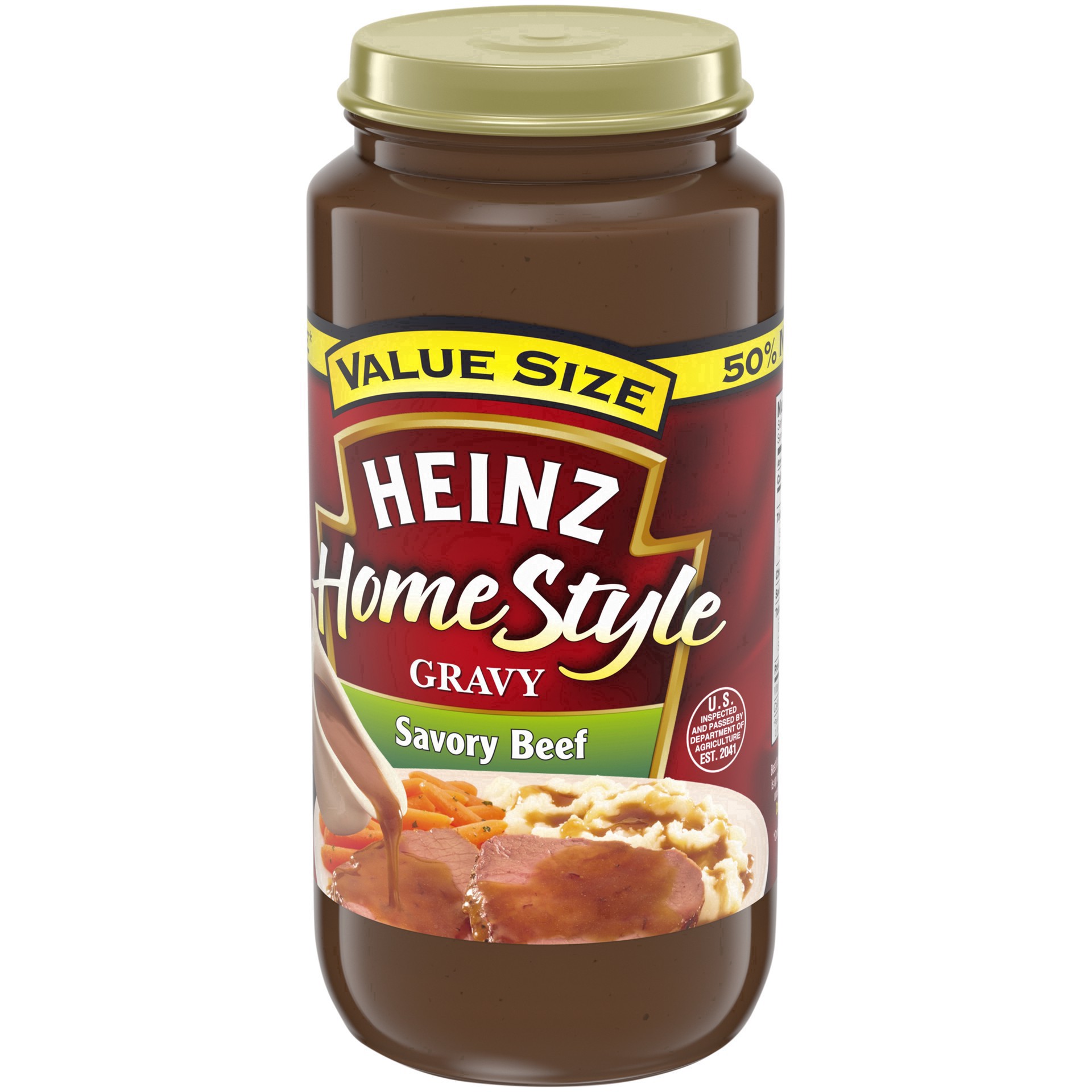 slide 92 of 92, Heinz HomeStyle Beef Gravy Value Size, 18 oz Jar, 18 oz