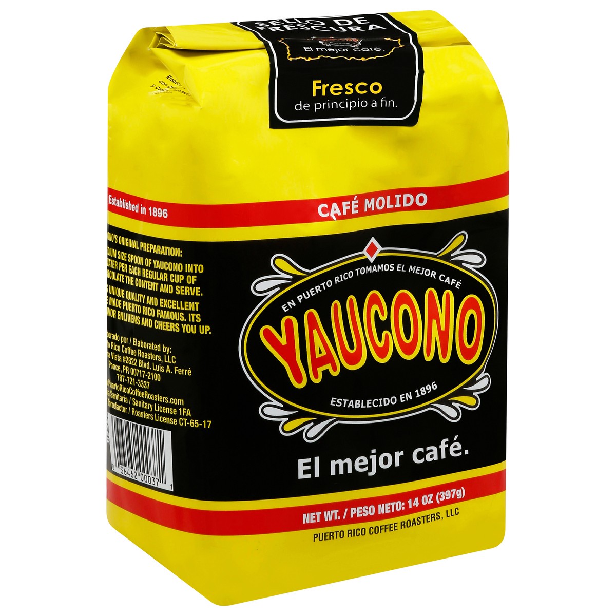 slide 2 of 9, Yaucono Ground Coffee 14 oz, 14 oz