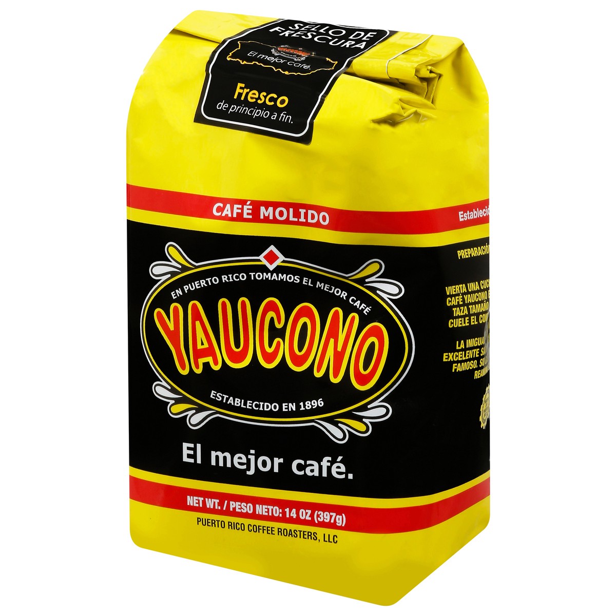 slide 5 of 9, Yaucono Fresh Pack Ground Coffee 14 oz, 14 oz