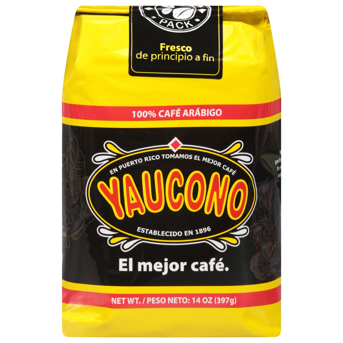 slide 1 of 9, Yaucono Fresh Pack Ground Coffee 14 oz, 14 oz