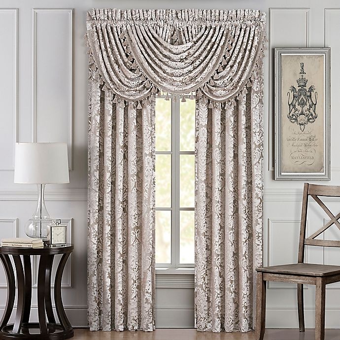 slide 1 of 2, J. Queen New York Bel Air Window Curtain - Sand, 2 ct