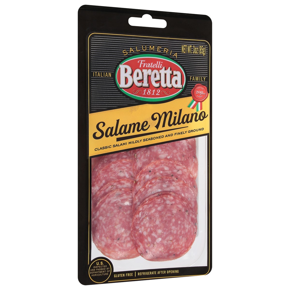 slide 2 of 9, Beretta Milano Dry Presliced 3 Oz, 1 ct