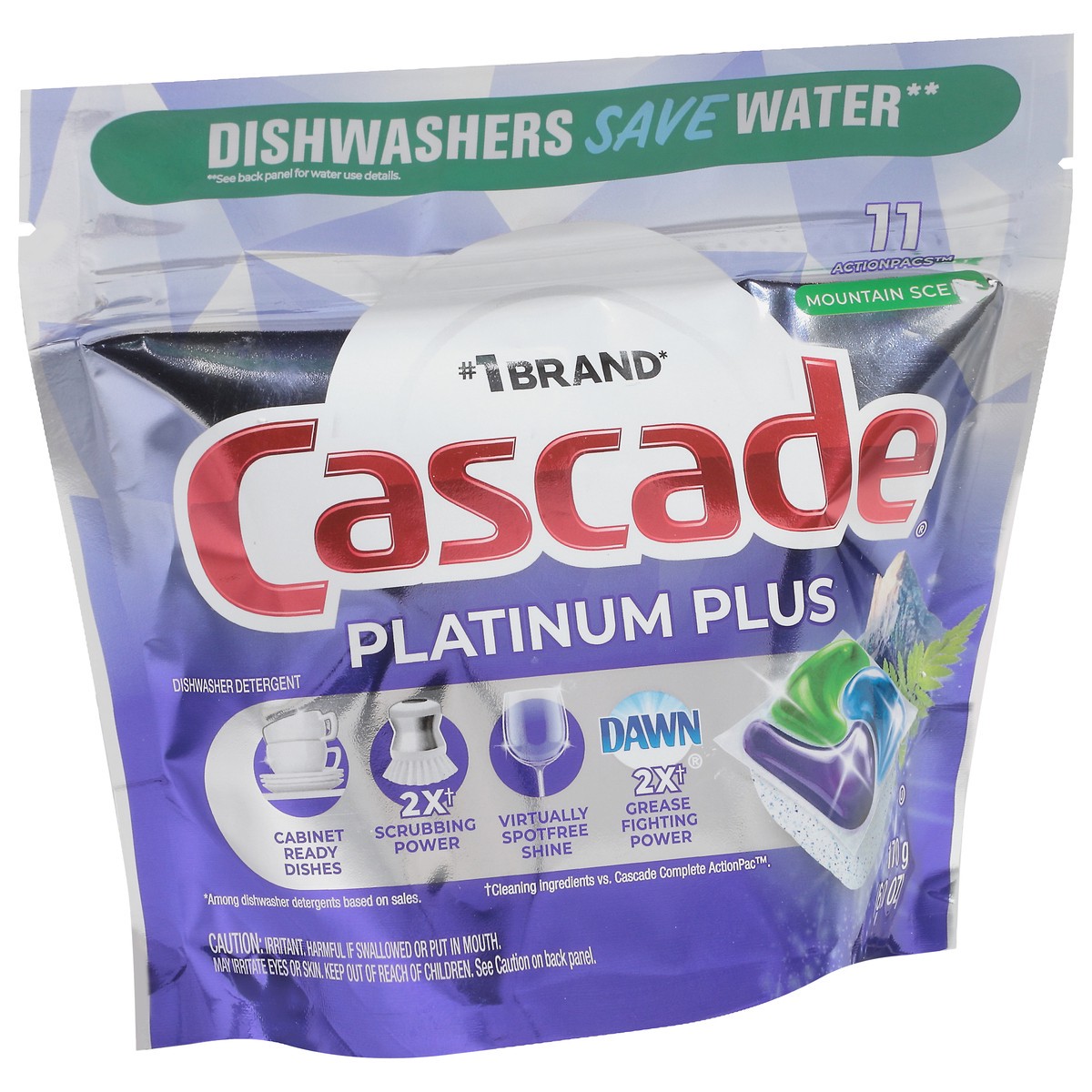 slide 2 of 9, Cascade Platinum Plus Pacs Mountain, 11 ct