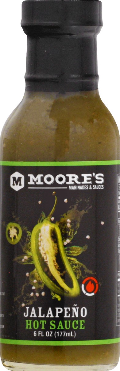 slide 8 of 9, Moore's Jalapeno Hot Sauce 6 oz, 6 oz