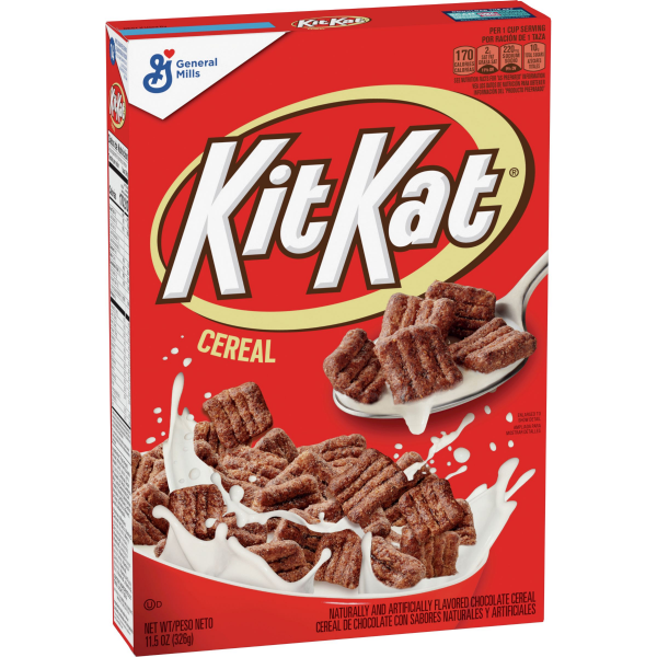 slide 5 of 16, KIT KAT Chocolatey Cereal, Breakfast Cereal Made with Whole Grain, 11.5 oz , 11.5 oz