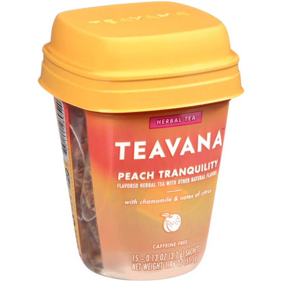 slide 2 of 7, Teavana Teavana Peach Tranquility Herbal Tea Bags 15 - .13 Oz. Sachets, 15 ct