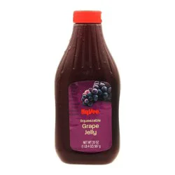 Hy-vee Squeezable Concord Grape Jelly - 20 oz