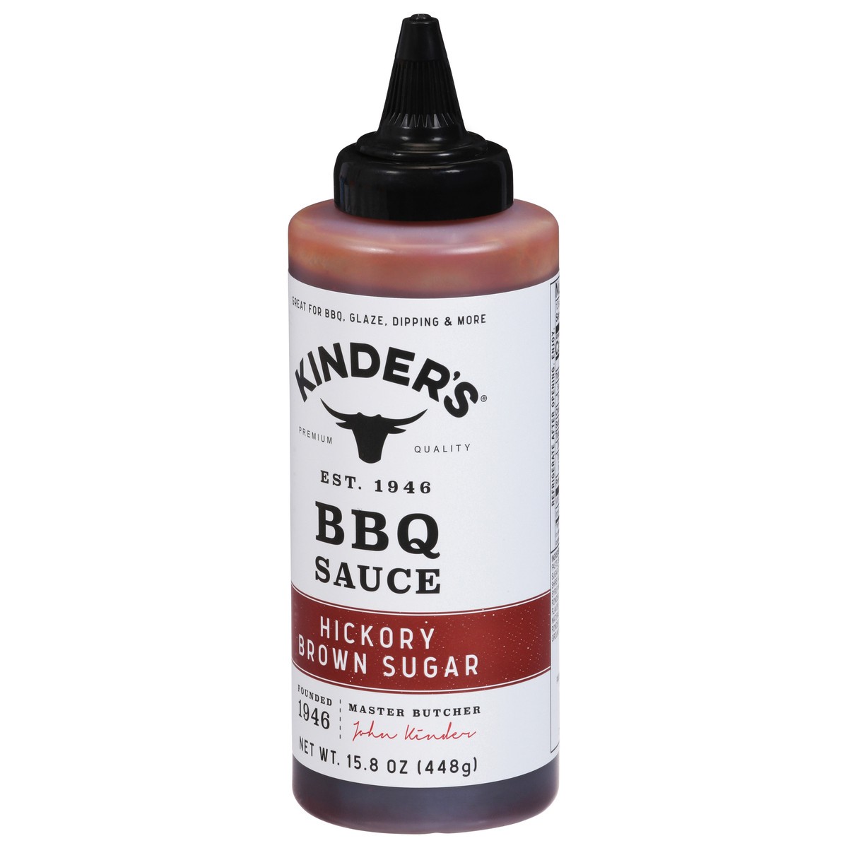 slide 5 of 9, Kinder's Hickory Brown Sugar BBQ Sauce 15.8 oz, 15.8 oz