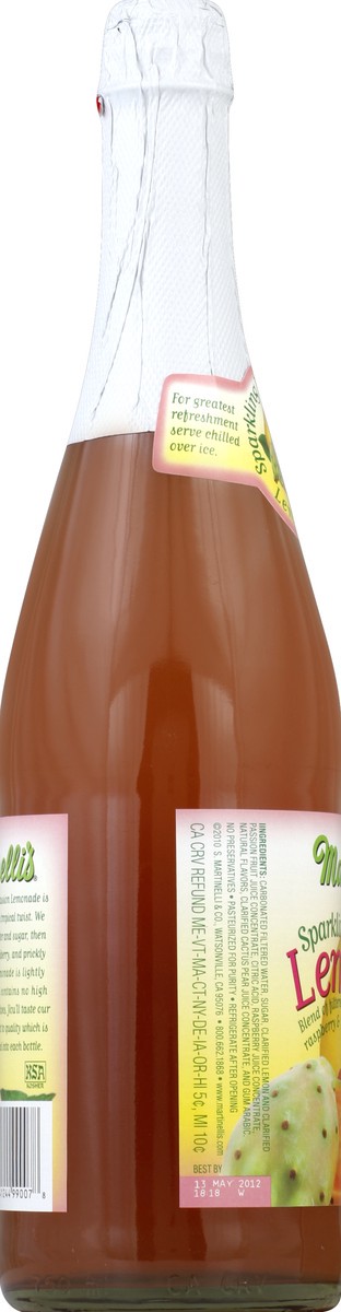 slide 3 of 4, Martinelli's Lemonade 25.4 oz, 25.4 oz