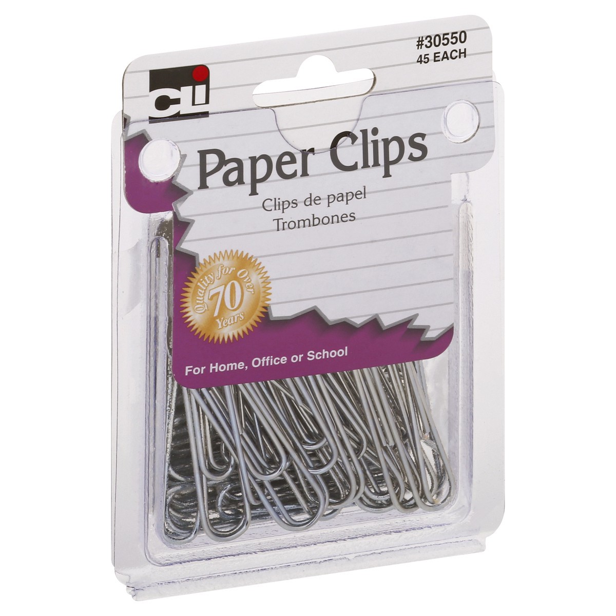 slide 8 of 9, CLi Jumbo Paper Clips 45 ea, 45 ct