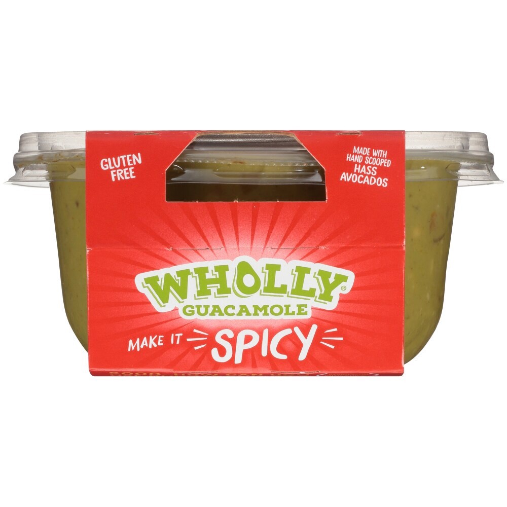 slide 3 of 5, Wholly Guacamole Spicy, 15 oz