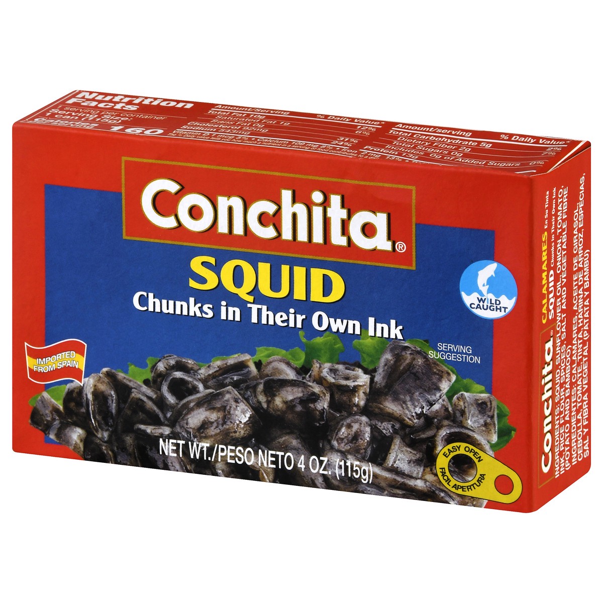 slide 4 of 13, Conchita Calamares En Su Tinta (Squid Chunks In Ink), 1 ct