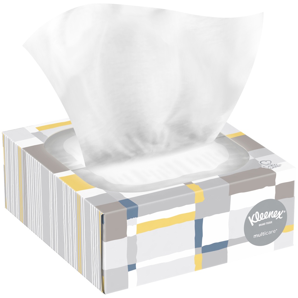 slide 1 of 1, Kleenex Multicare Facial Tissues, 4 ct