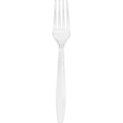 Touch of Color Clear Plastic Forks