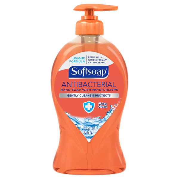 slide 1 of 1, Softsoap Crisp Clean Antibacterial Hand Soap, 11.25 oz