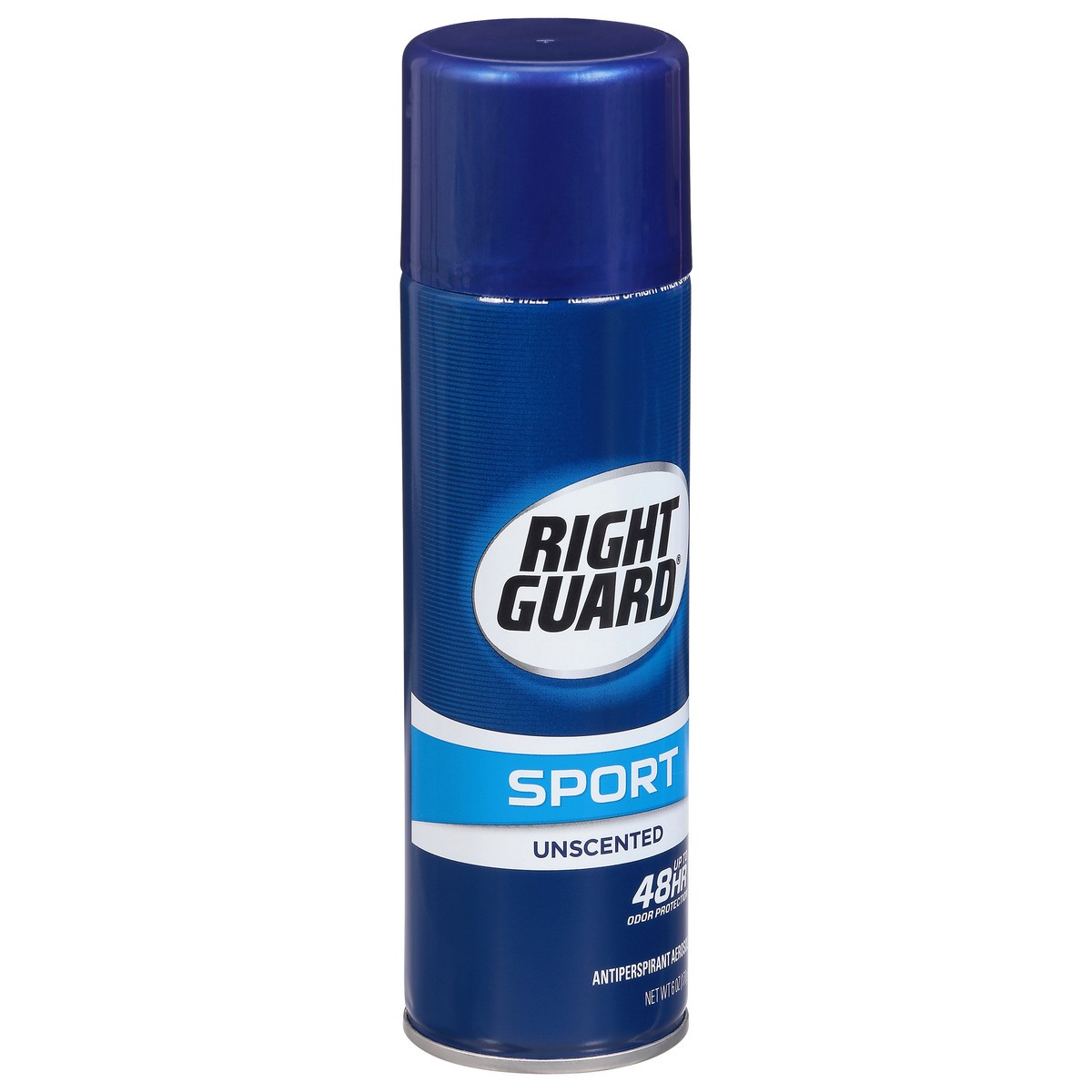slide 11 of 13, Right Guard Sport Unscented Antiperspirant Aerosol Spray for Men, 6 oz, 6 oz
