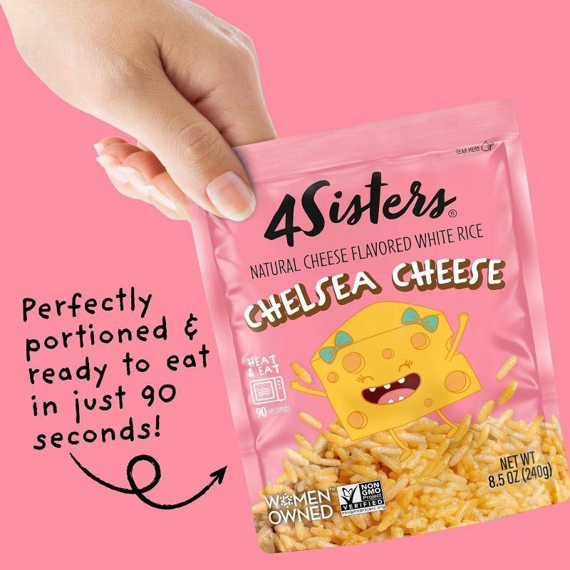 slide 5 of 6, 4sisters Rice White Cheese Chelsea Kids - 8.5 OZ, 8.5 oz