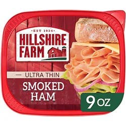 Hillshire Farm Ultra Thin Sliced Lunchmeat Smoked Ham - 9 Oz