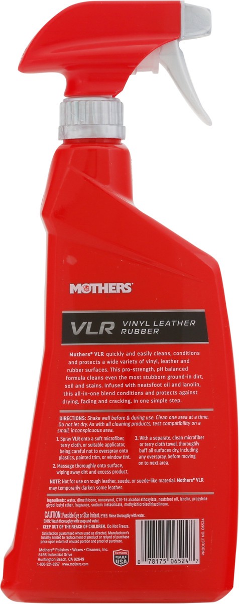 slide 5 of 9, Mothers Multi-Surface Care 3 in 1 Vinyl-Leather-Rubber 24 fl oz, 24 fl oz