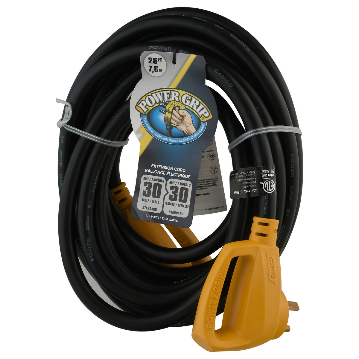 slide 9 of 9, Camco PowerGrip Electrical Power Cord with Handle, 1 ct