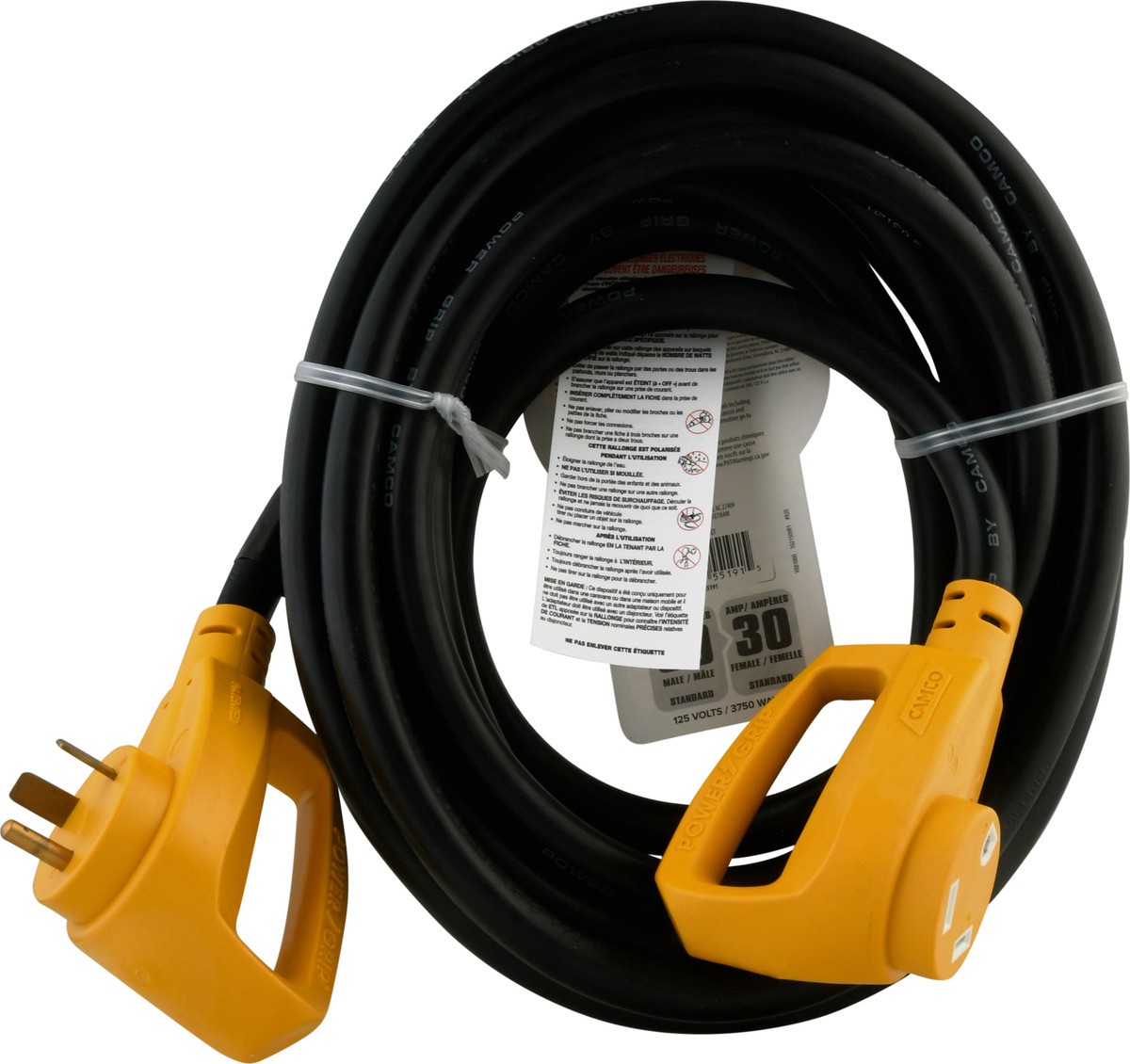 slide 3 of 9, Camco PowerGrip Electrical Power Cord with Handle, 1 ct