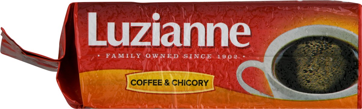 slide 2 of 13, Luzianne Medium Roast Coffee & Chicory 13 oz, 12 oz