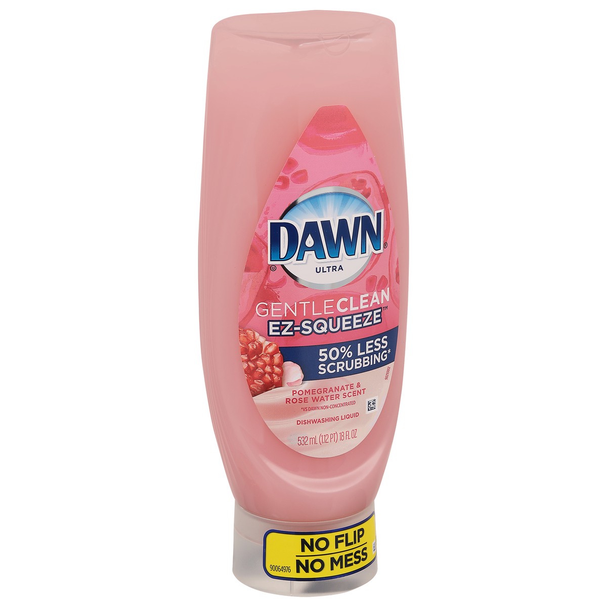 slide 2 of 9, Dawn Gentle Clean EZ-Squeeze Dishwashing Liquid Dish Soap, Pomegranate and Rose Water Scent, 18 fl oz