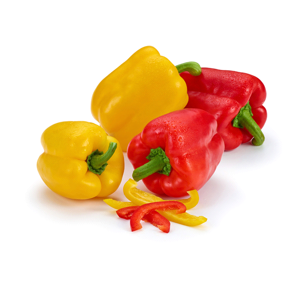 slide 1 of 1, Mucci Organic Bell Peppers, 2 ct